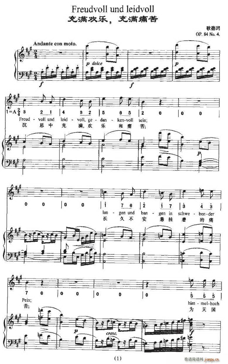 Freudvoll und leidvoll(ʮ�ּ�����)1