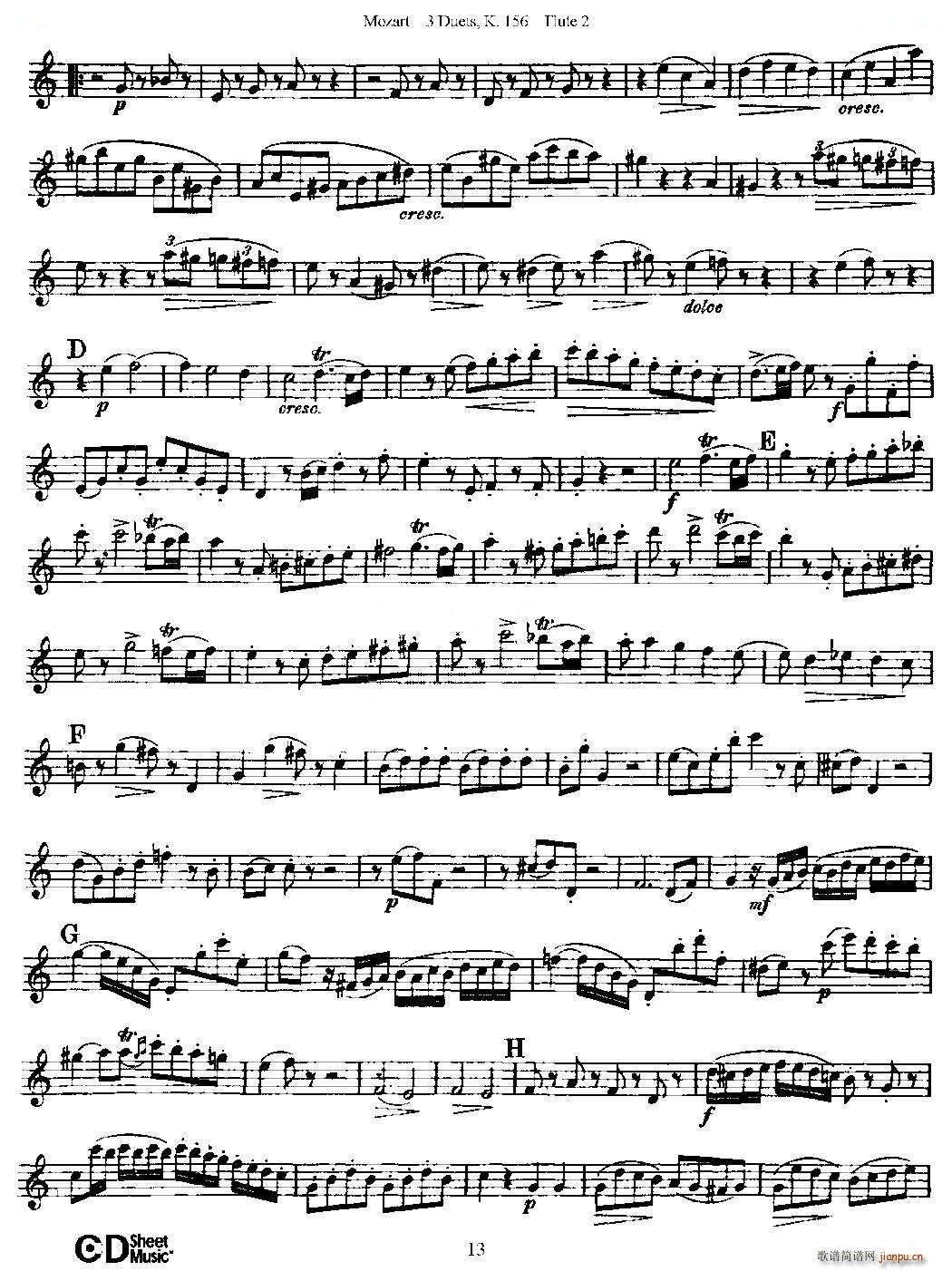 3 Duets K 156 ֮�ڶ��L(ch��ng)�� ���������� K156̖ �~��(�Ѻ��V)13