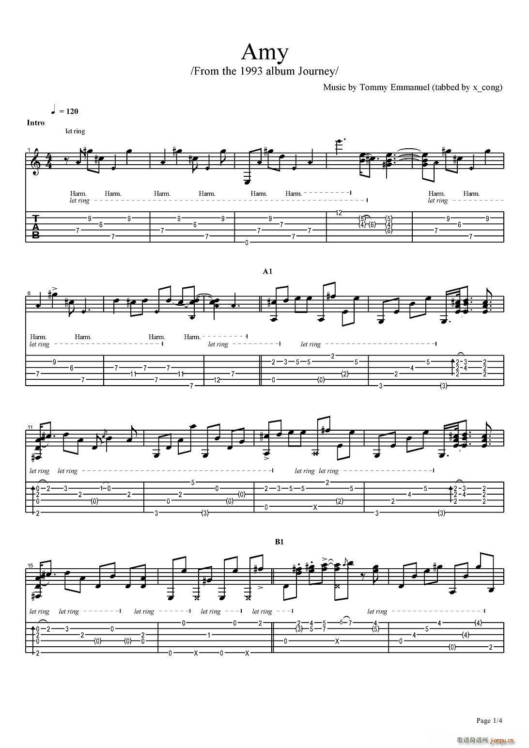 tommy emmanuel amy version 2 ָ������(�����V)1