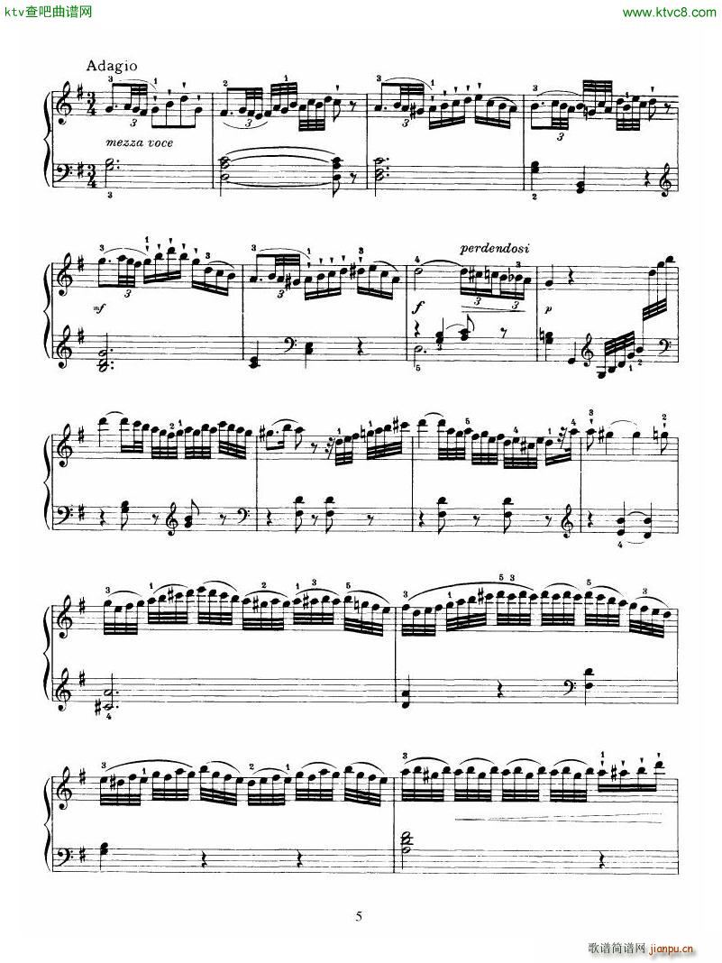 Haydn Piano Sonata No 34 In E(����V)5