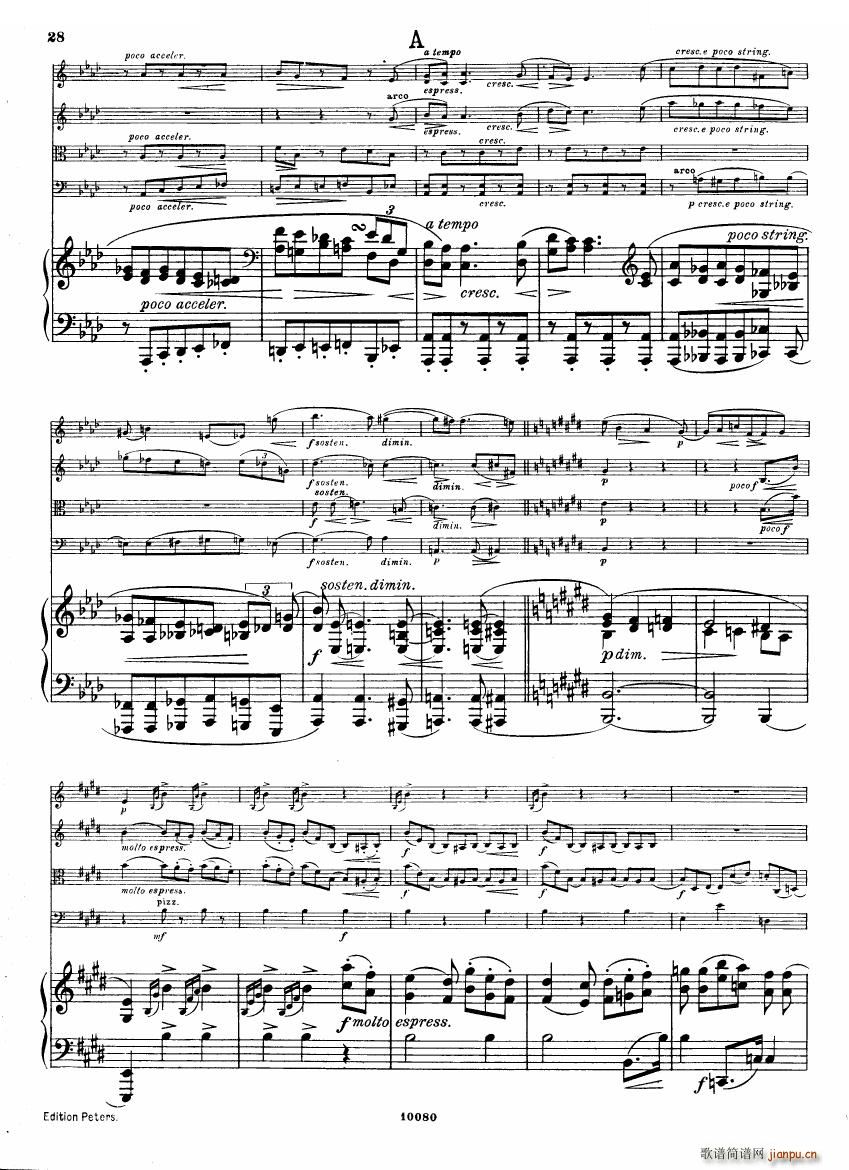 Brahms op 34 Piano Quintet f minor score һ(����V)27