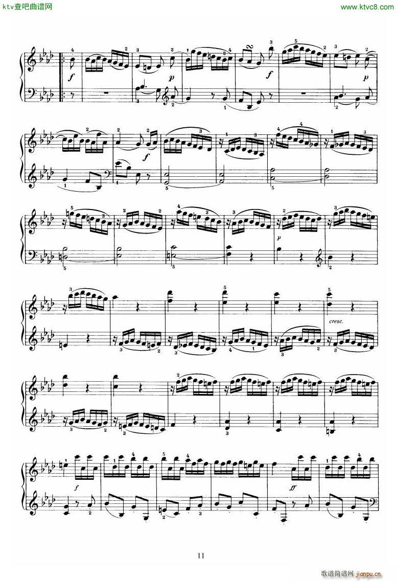 Piano Sonata No 46 in Ab(����V)11