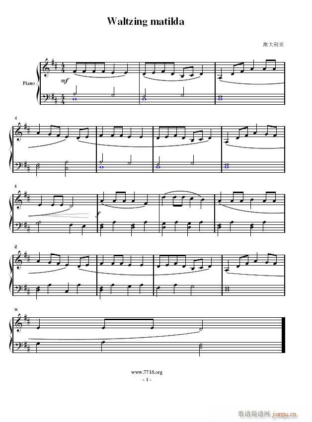 Waltzing matilda(����V)1