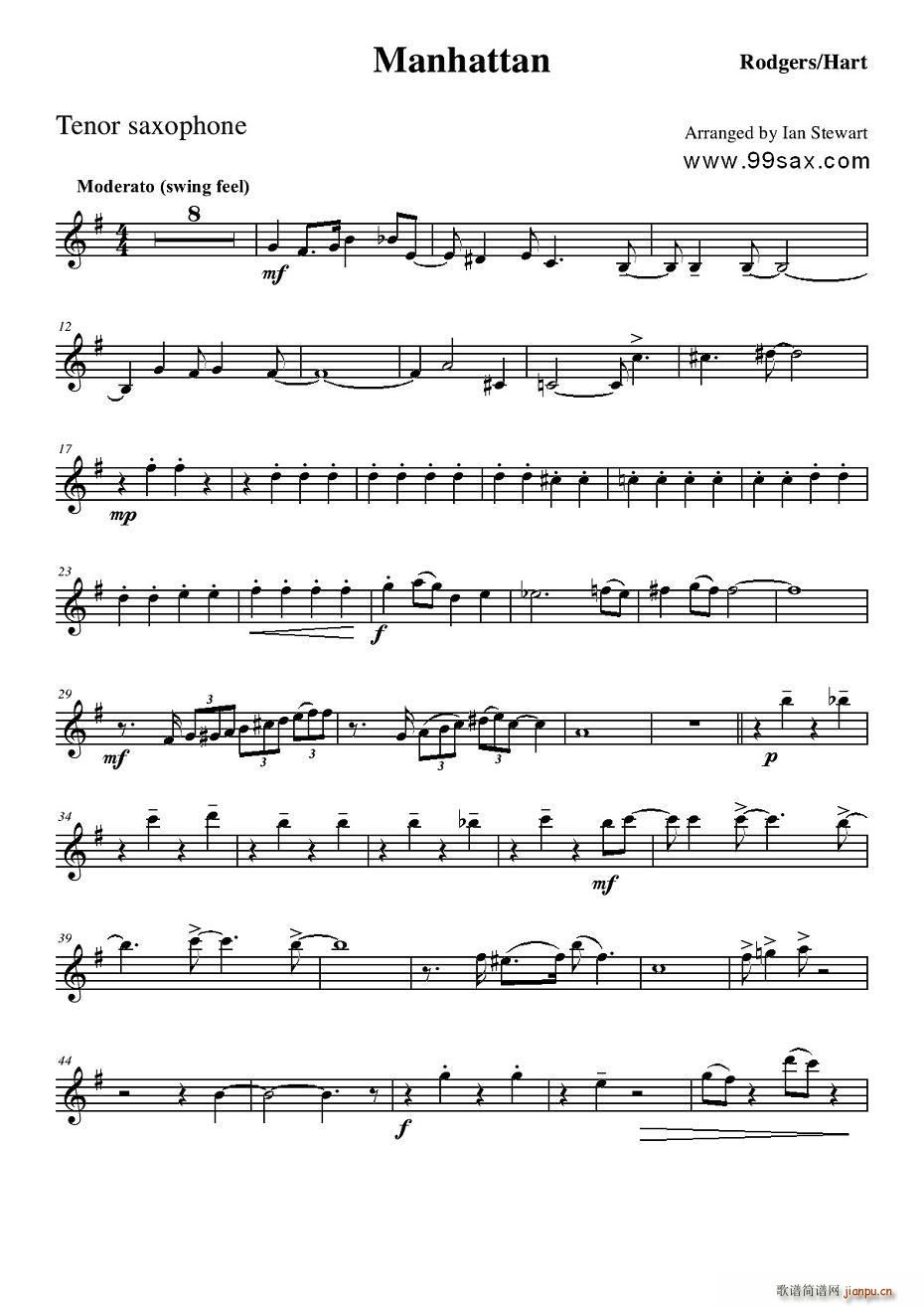 Manhattan Tenor Sax(���V)1