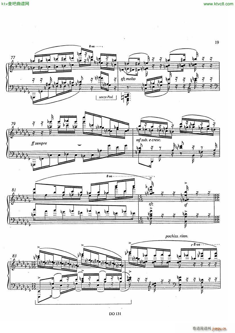Etude No 12 Pr��lude et Fugue(����V)17