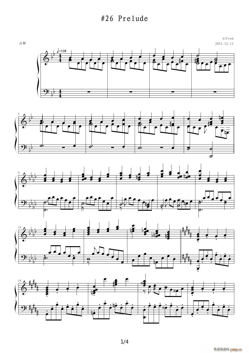 26 Prelude ��B�{(����V)1