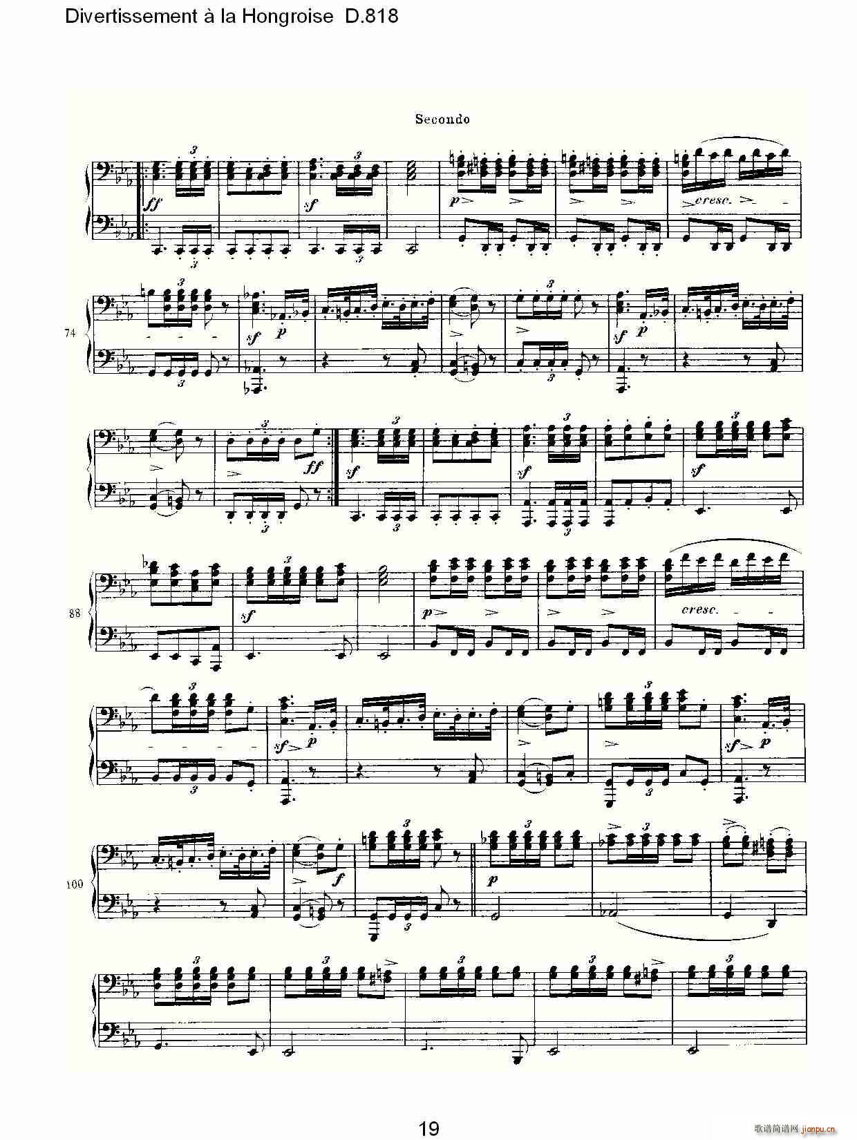 Divertissement �� la Hongroise D.818(ʮ�ּ�����)19