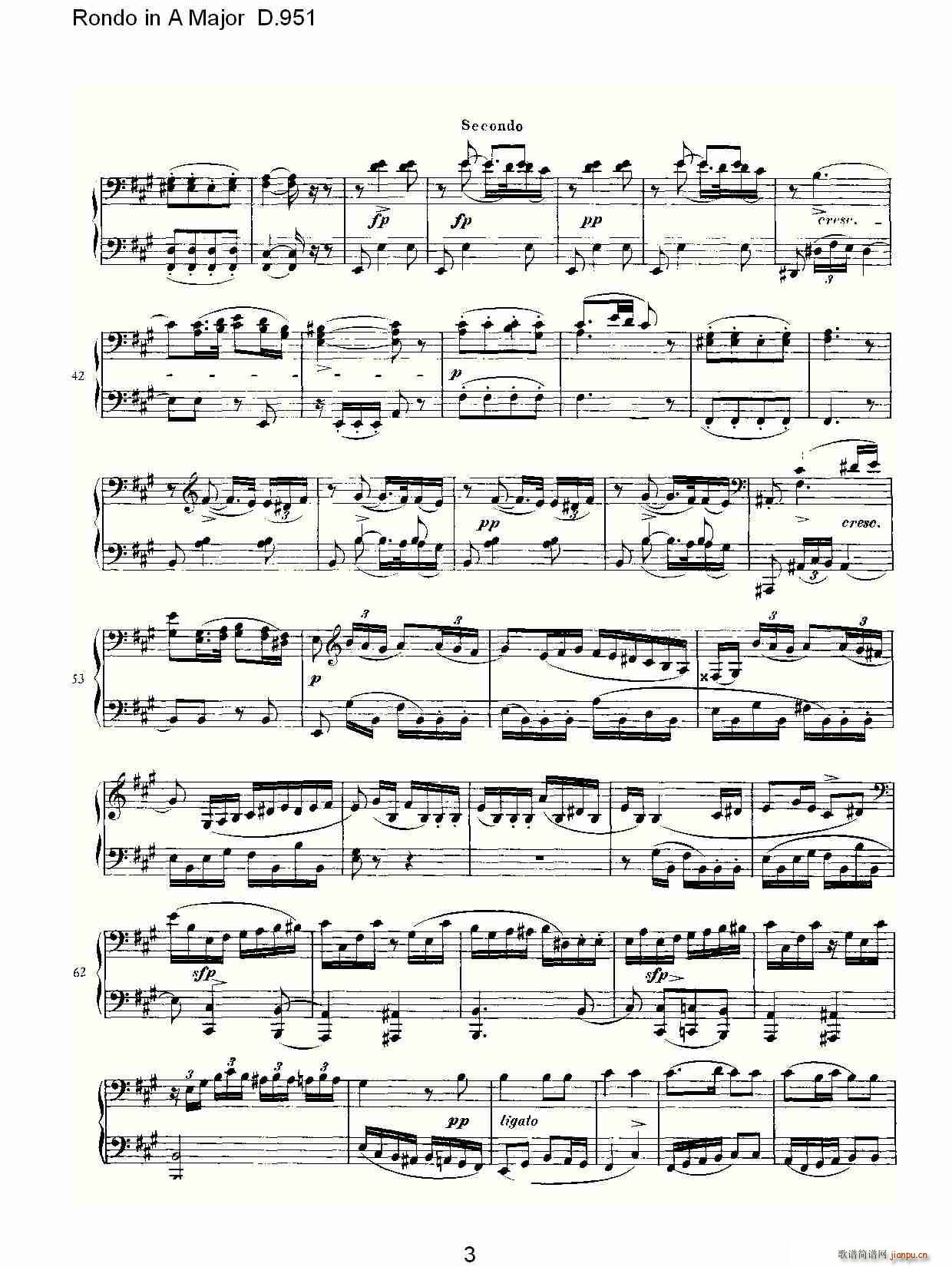 Rondo in A Major D.951(ʮ�ּ�����)3