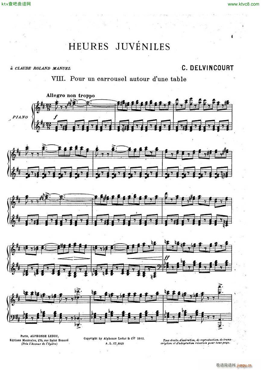 Delvincourt Heures juveniles No5 missing(����V)14