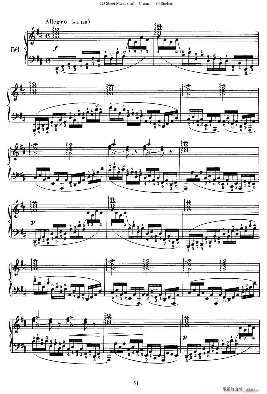 Cramer 84 exercices 56 60 ����Ī84����پ�����(����V)1