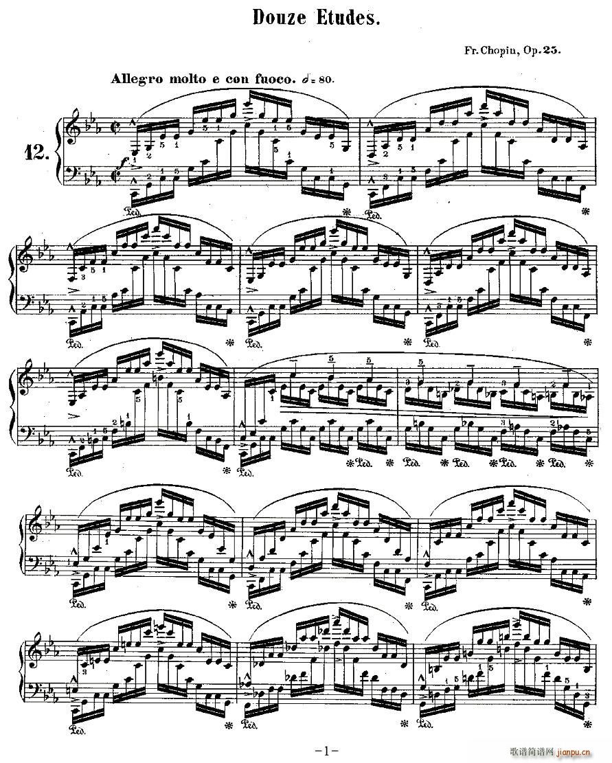 Ф����پ�������Op.25֮ʮ��(����V)1