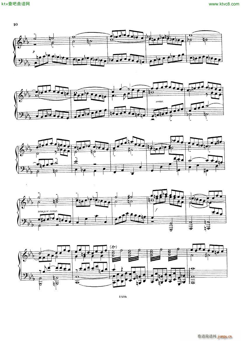 Bach D Albert Prelude and fugue in c minor(����V)9