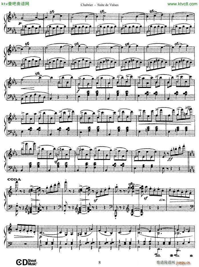 Chabrier Suite de Valses(����V)8