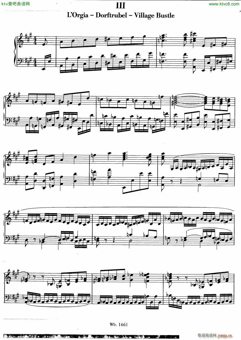 Busoni Suite Campestre for Piano(����V)6