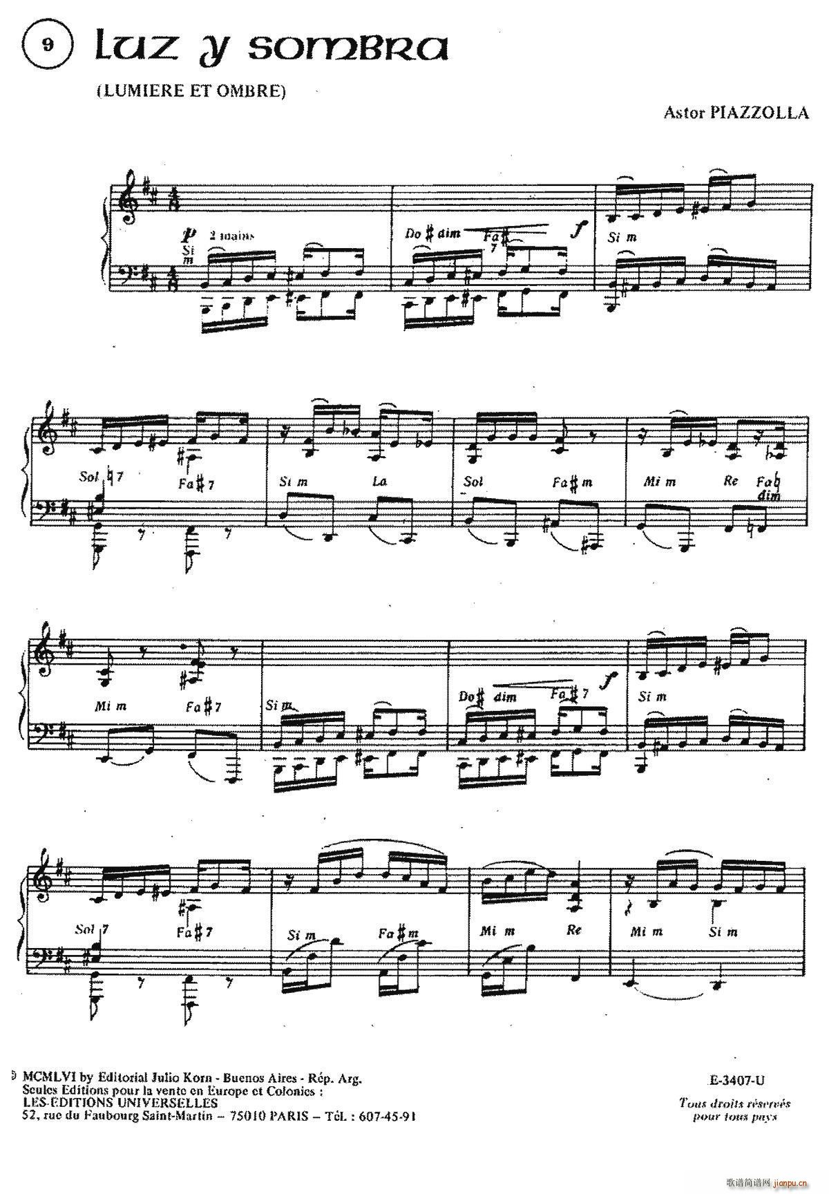 Piazzolla�ϼ� 9 Luz Y Sombra(���L(f��ng)���V)1
