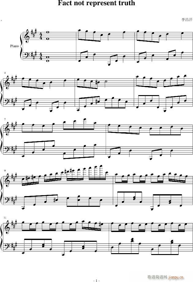 Fact not represent truth(����V)1