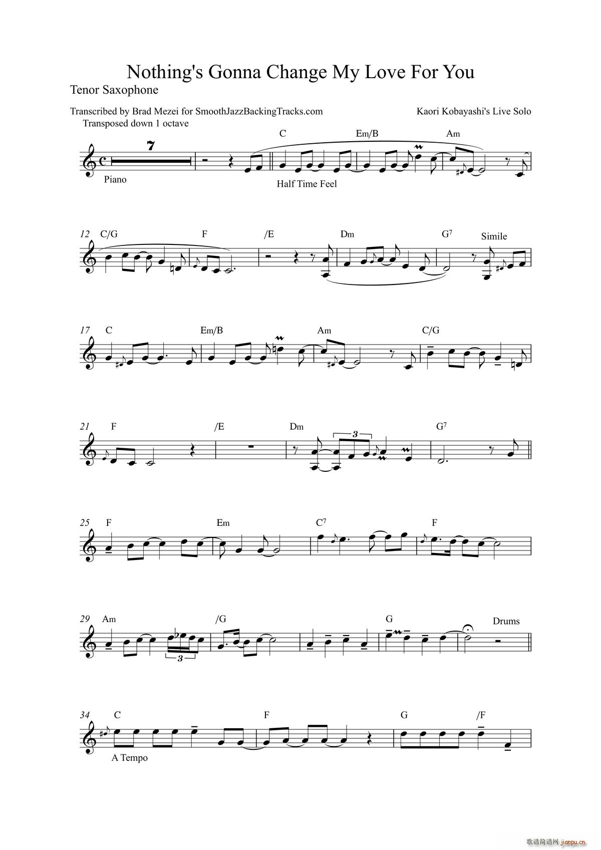 Nothing s Gonna Change My Love Fou Your �������_��˹(ʮ�ּ�����)1