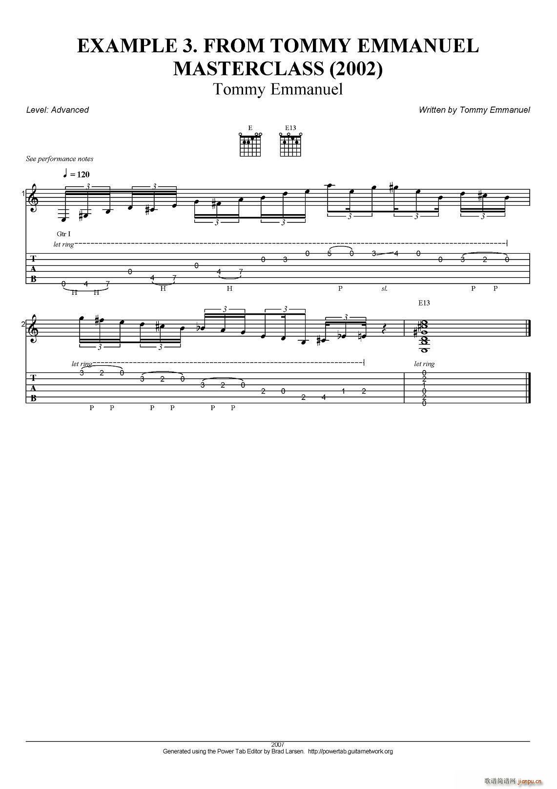 tommy emmanuel masterclass example 3 ָ������(�����V)1