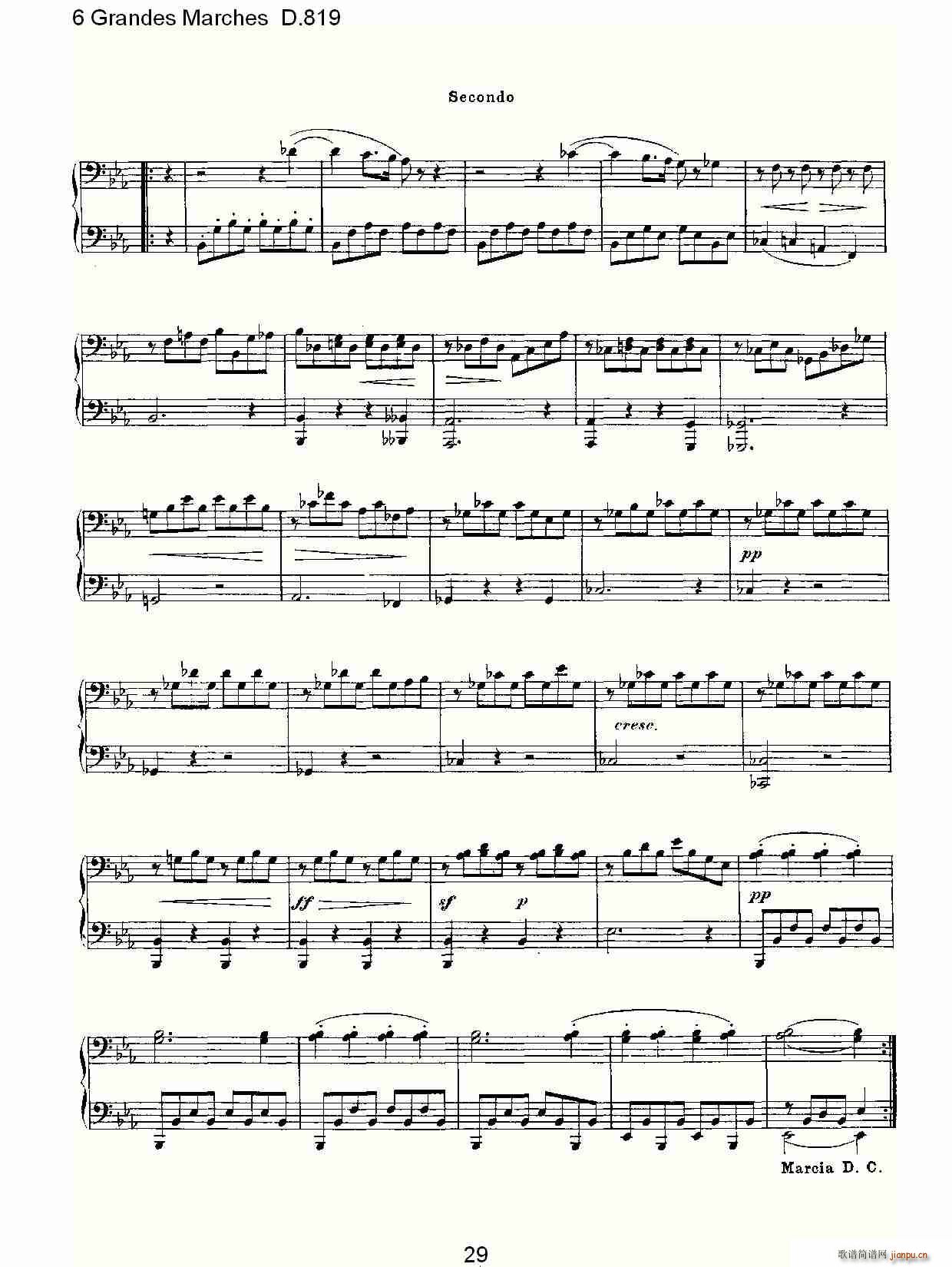 6 Grandes Marches D.819(ʮ�ּ�����)29