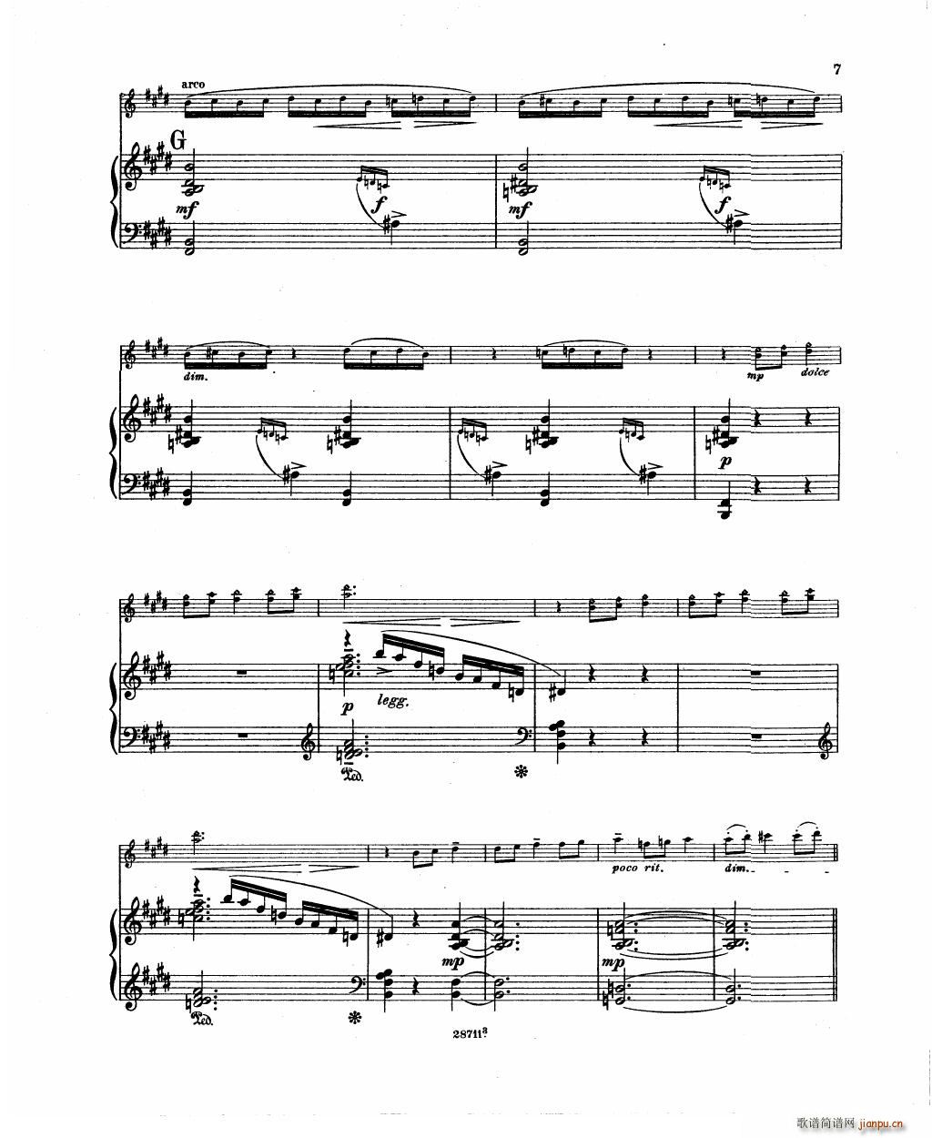 Bowen Humoresque for violin and piano(����V)9