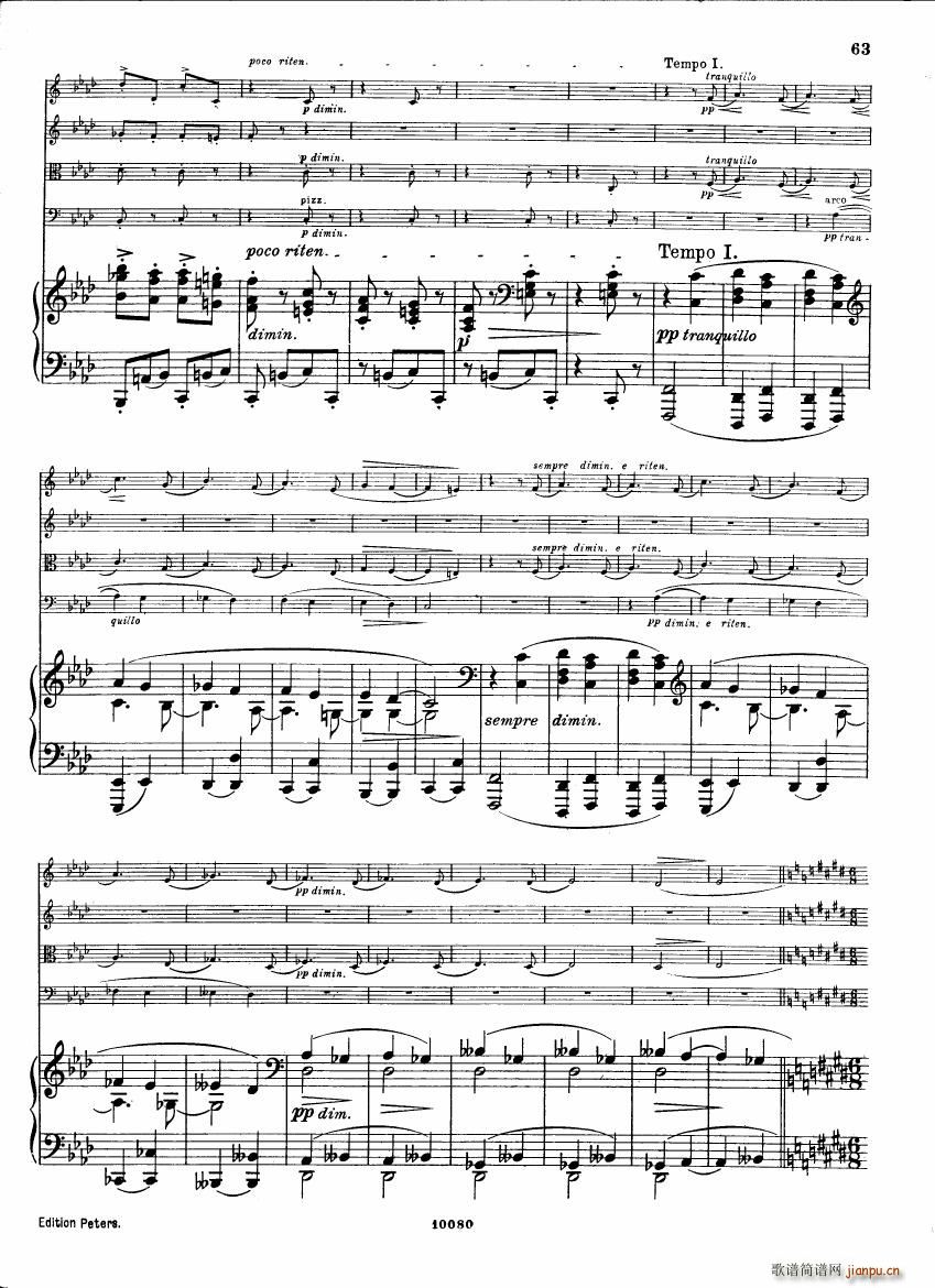 Brahms op 34 Piano Quintet f minor score ��(����V)21