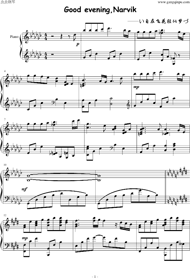 Good evening,Narvik(����V)1