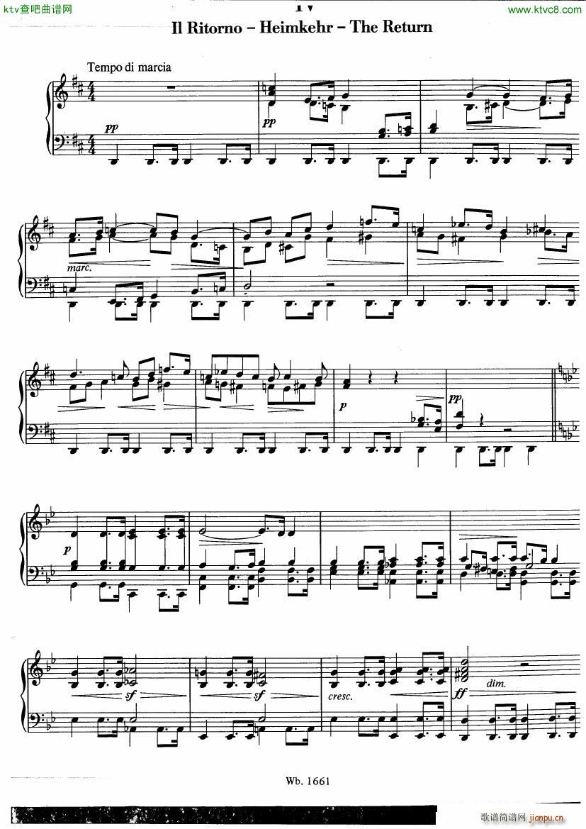 Busoni Suite Campestre for Piano(����V)10