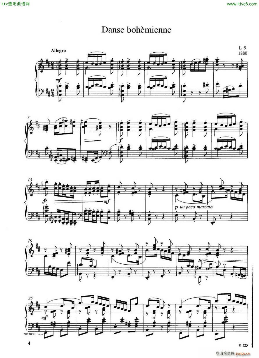 Debussy Danse Boh��mienne pfr(����V)1