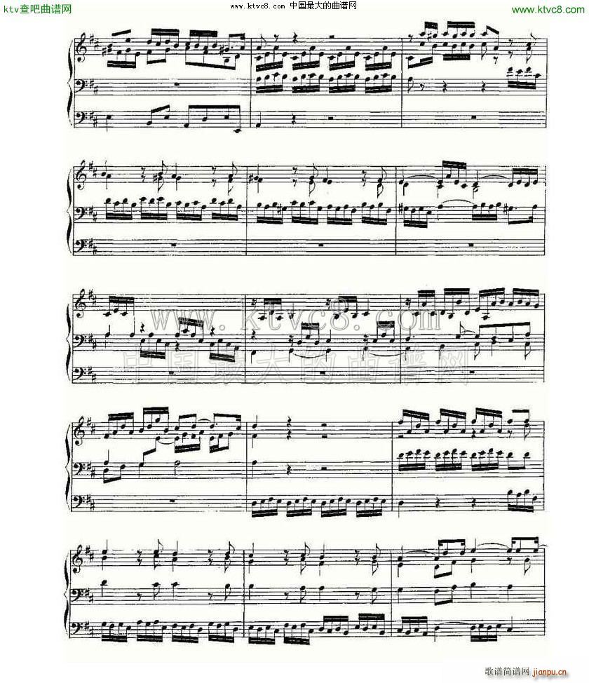 Prelude and Fugue in D Major BWV 532 ���L(f��ng)���V(ʮ�ּ�����)7