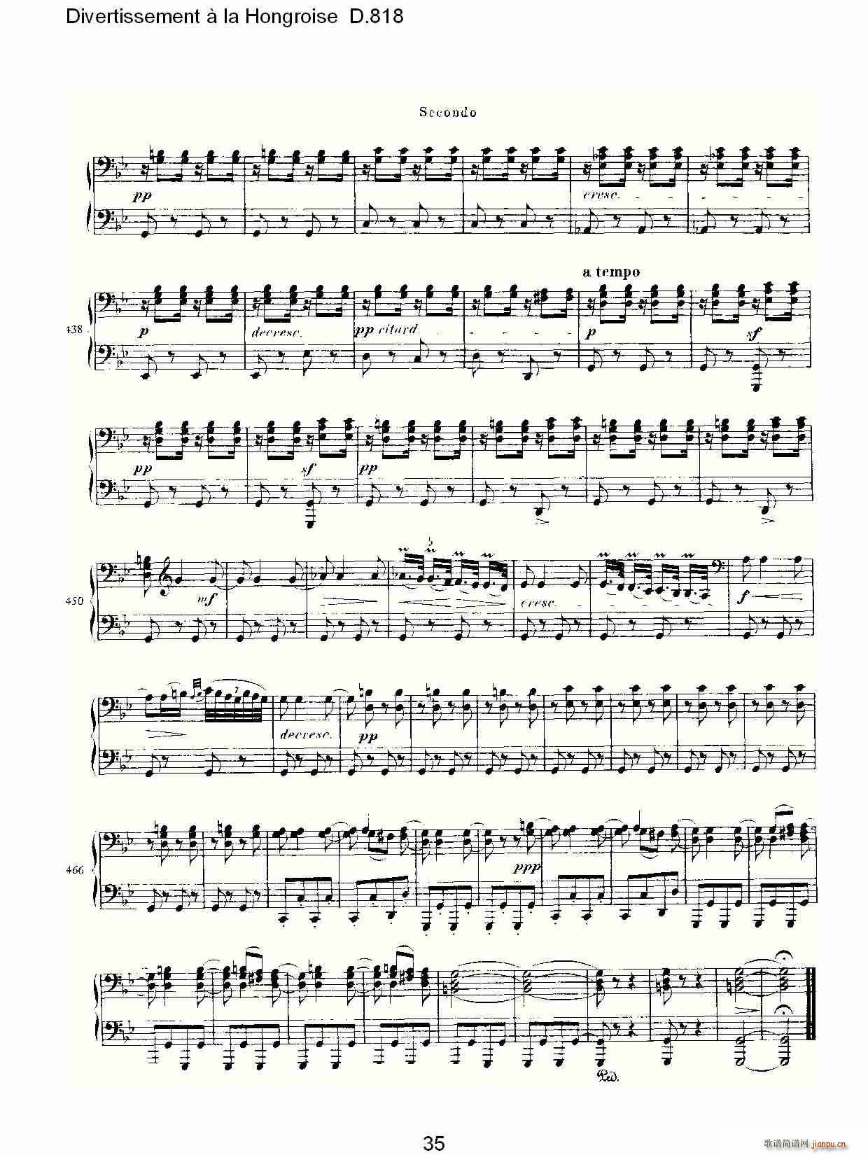 Divertissement �� la Hongroise D.818(ʮ�ּ�����)36
