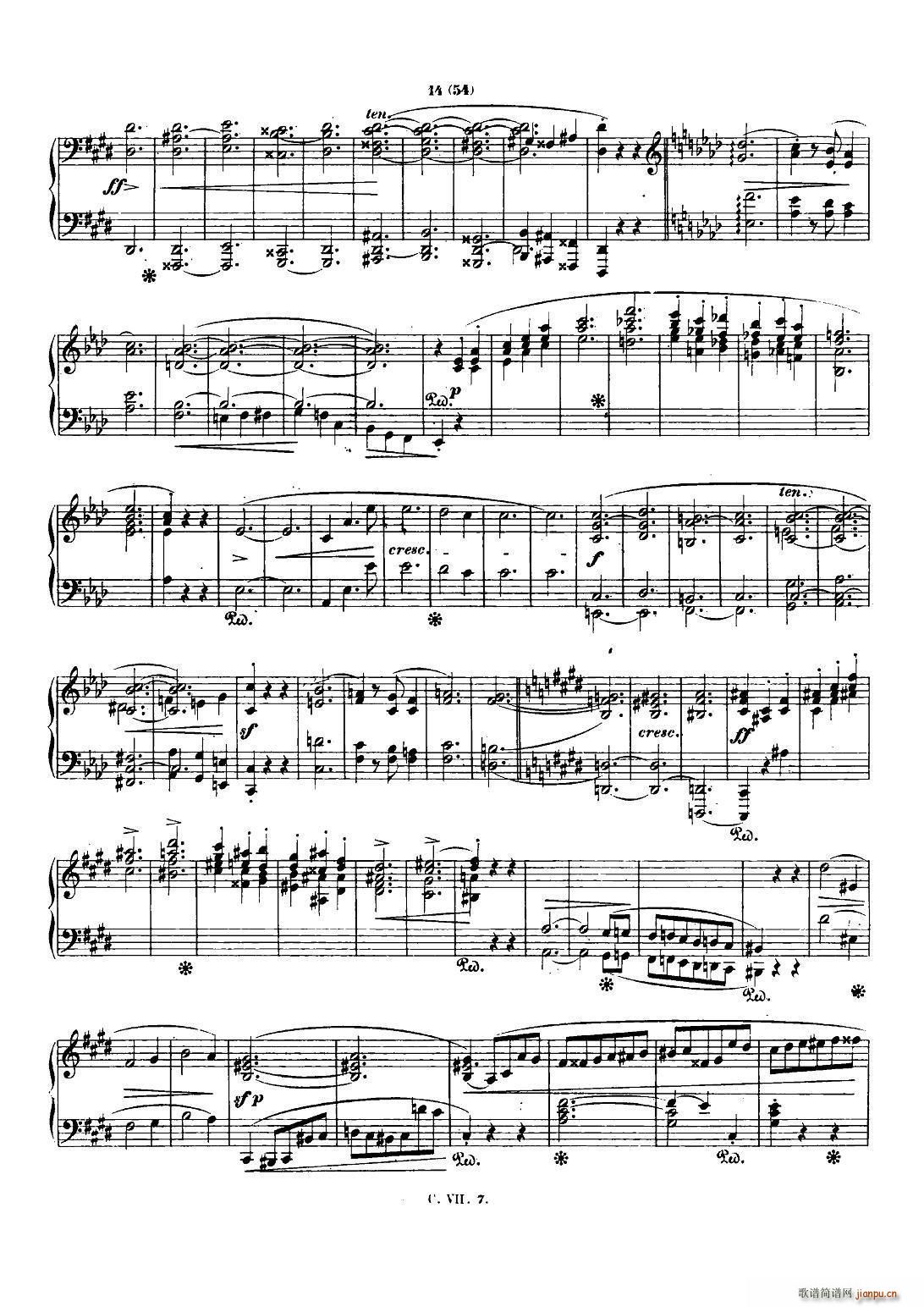 Ф�� ����C�o�� Chopin Scherzo No 4 E���{ Op 54(����V)13