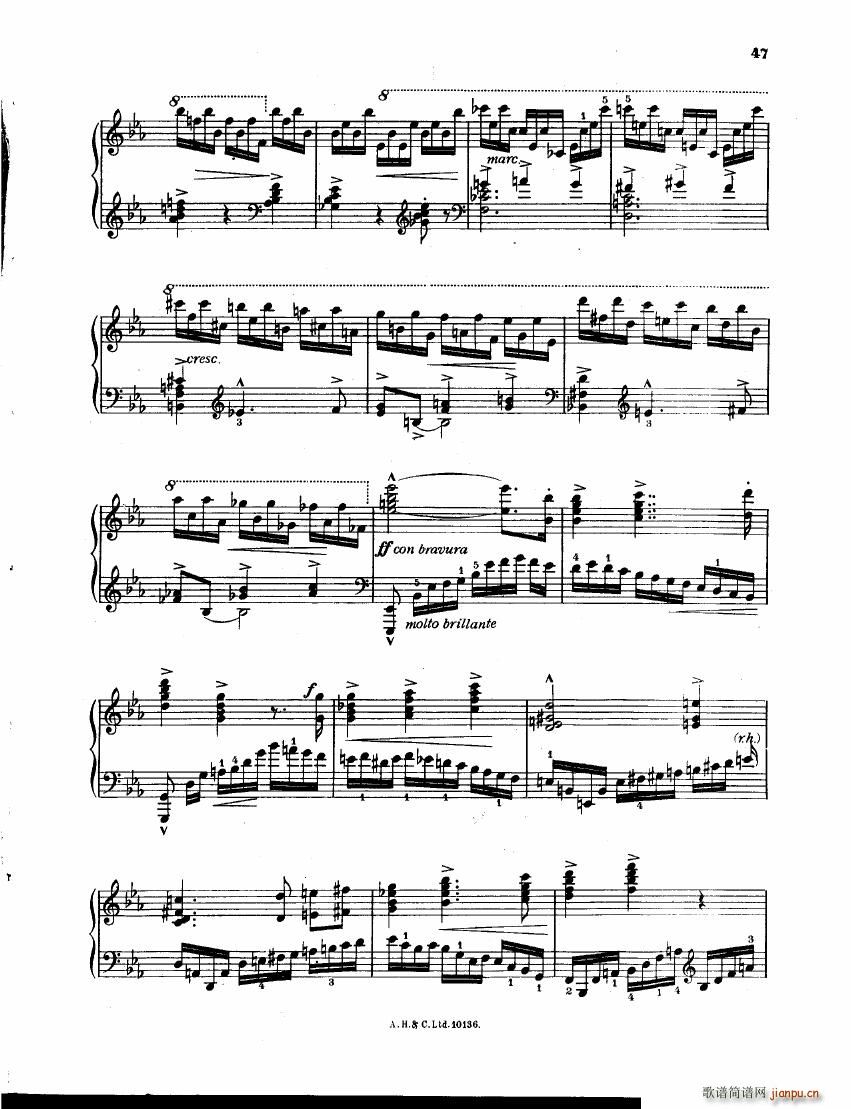 Bowen Twelve Studies Op 46 ��(����V)6