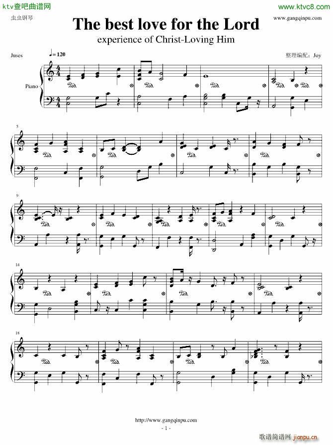 The best love for the Lord(����V)1