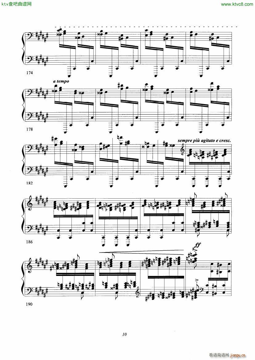 Cadenza for Liszt s Hungarian Rhapsody No 2(����V)10