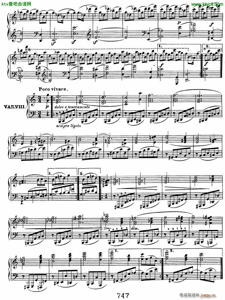 Beethoven op 120 Diabelli Variations(����V)7