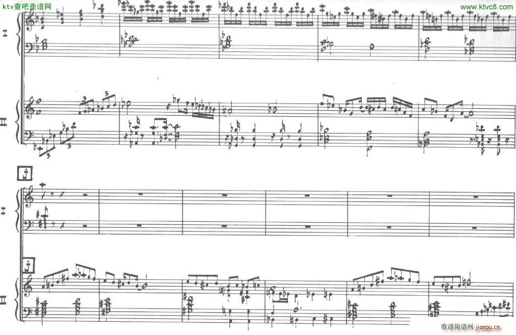 Bolling Sonata for Two Pianist no 2 Part1 1(����V)10