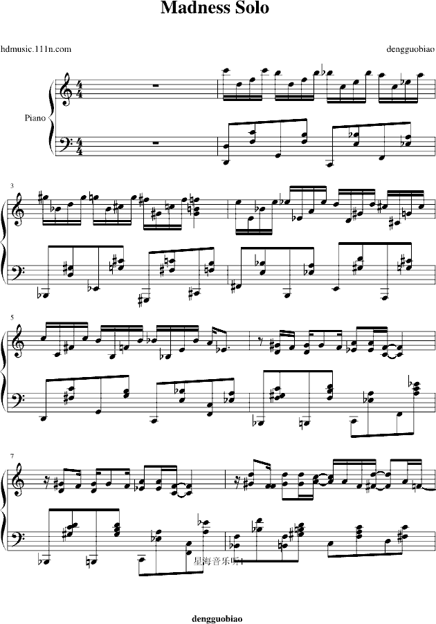 Madness solo(����V)1