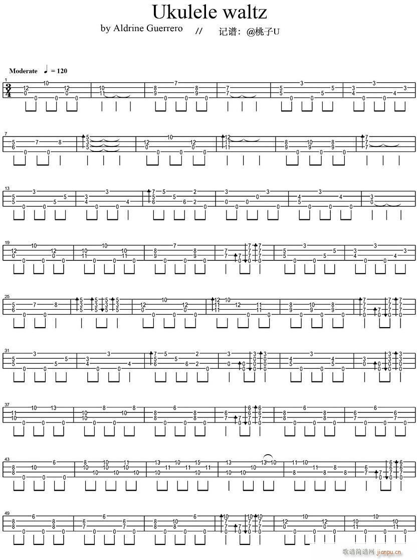 Ukulele waltz �ȿ�����ָ���V(�����V)1