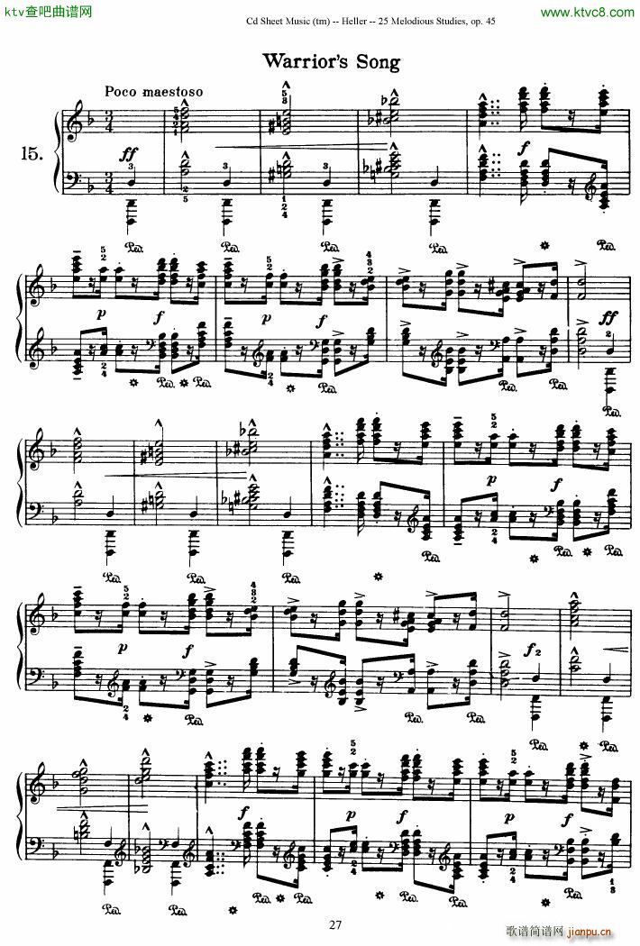 Heller warrior song op45(����V)1