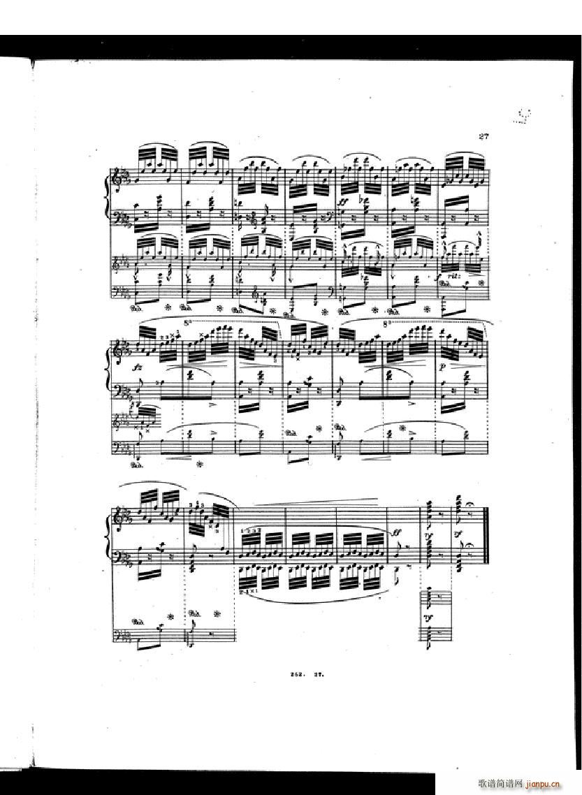 Czerny Etudes de la velocite book II(����V)25