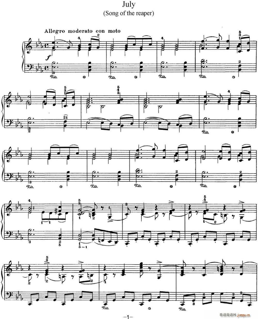 ��ɷ�˹�� �ļ� 7�� �����֮�� ��E���{ Reapers Song E flat major(����V)1
