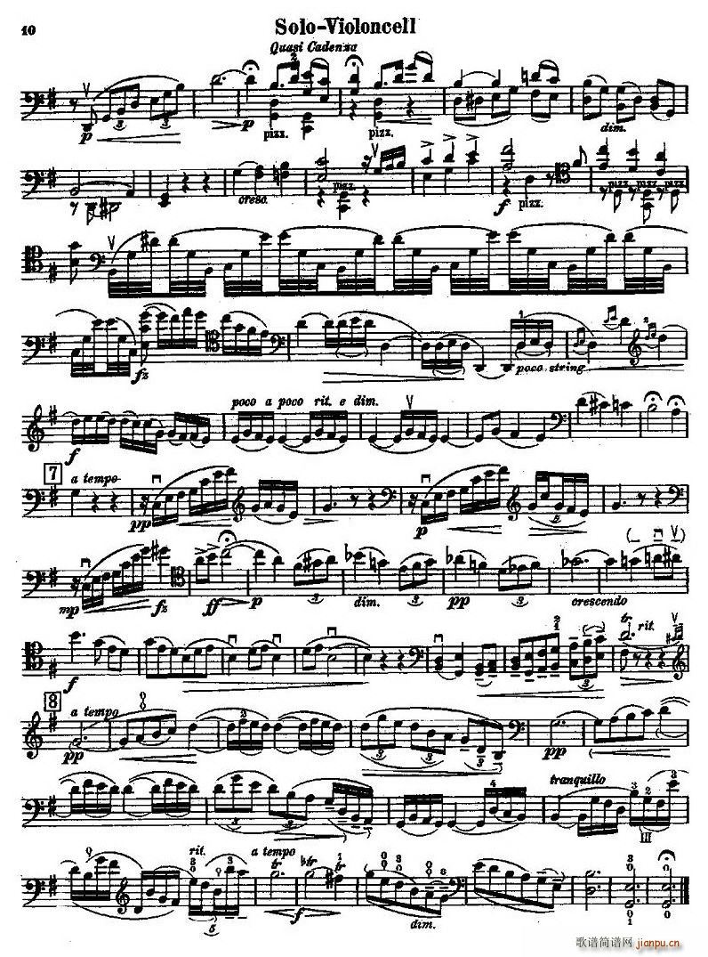 CELLO CONCERTO in B minor(�������V)10