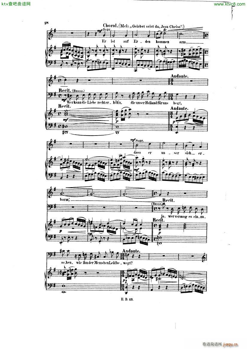 Bach JS BWV 248 Christmas Oratorio No 2 9(����V)8