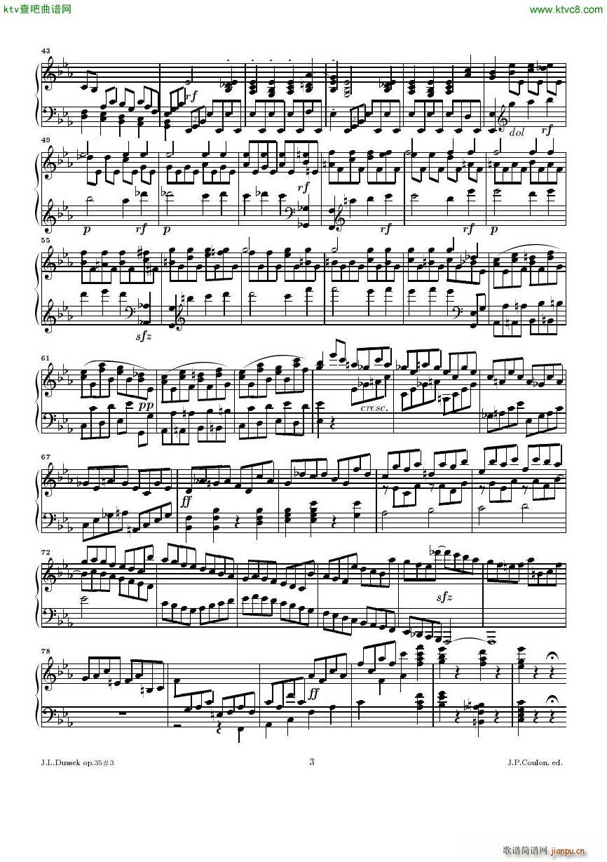 Dussek Sonate No13 op35 No3(����V)3