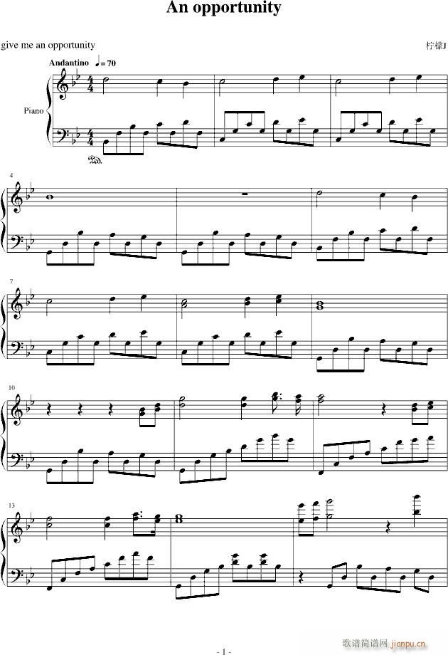 An opportunity(����V)1