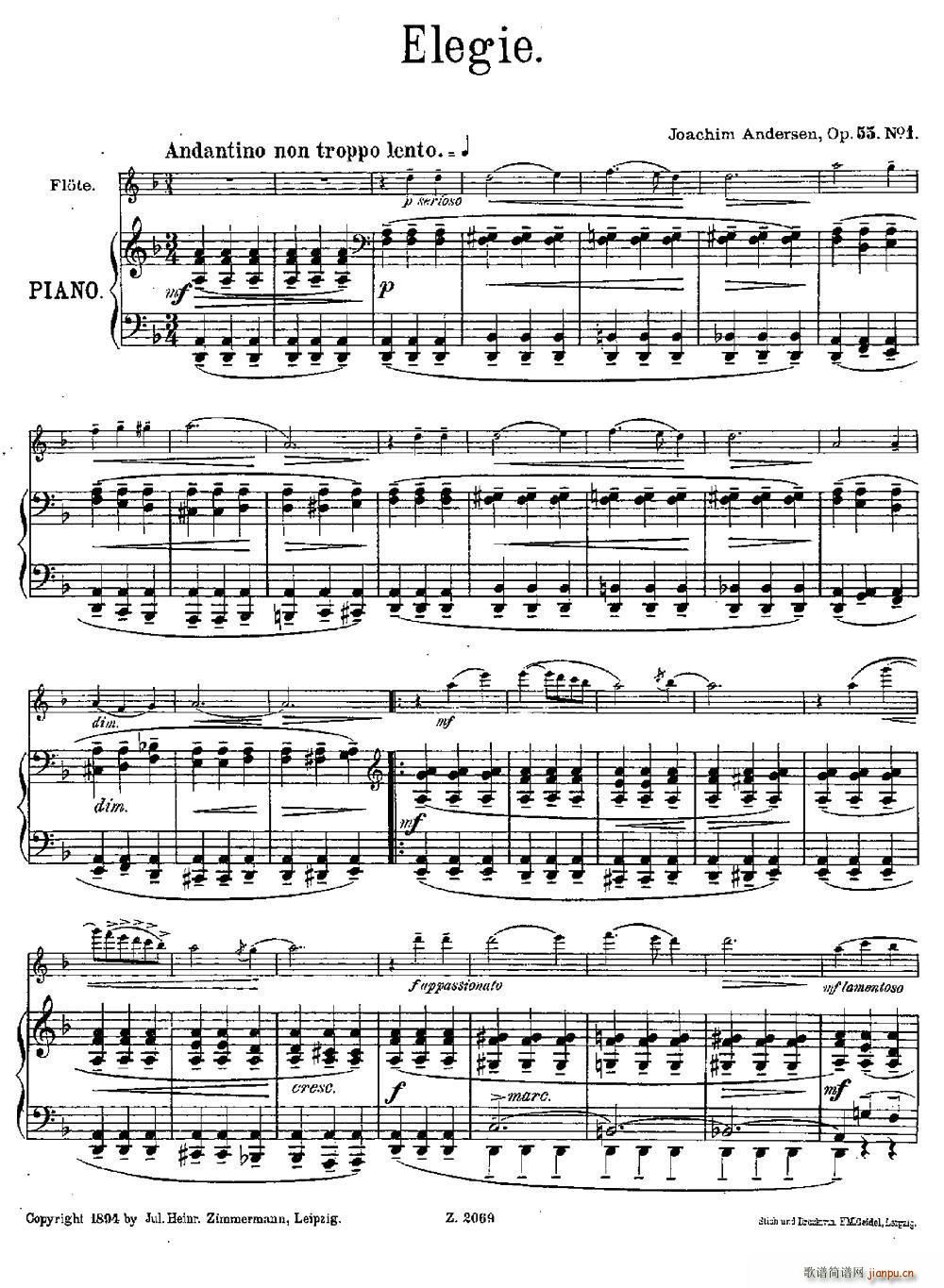 Elegie Op 55 No 1(�Ѻ��V)1