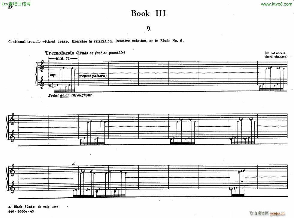 Bolcom 12 etudes for piano(����V)28
