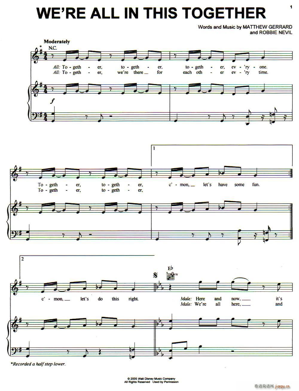 �� We re All in This Together �҂��F�Yһ��(ʮ�ּ�����)1