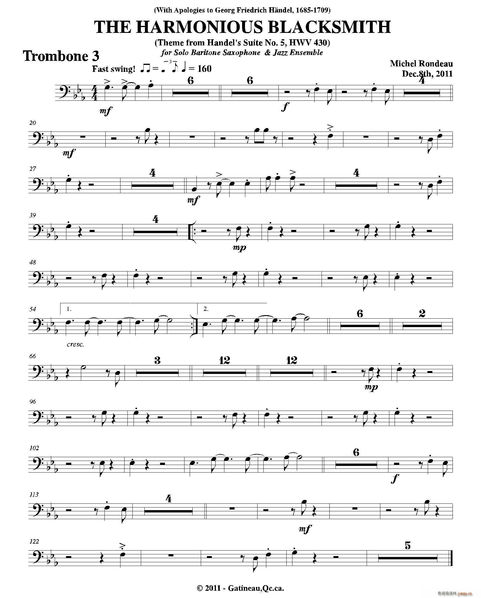 THE HARMONIOUS BLACKSMITH �����L(ch��ng)̖(ʮ�ּ�����)1