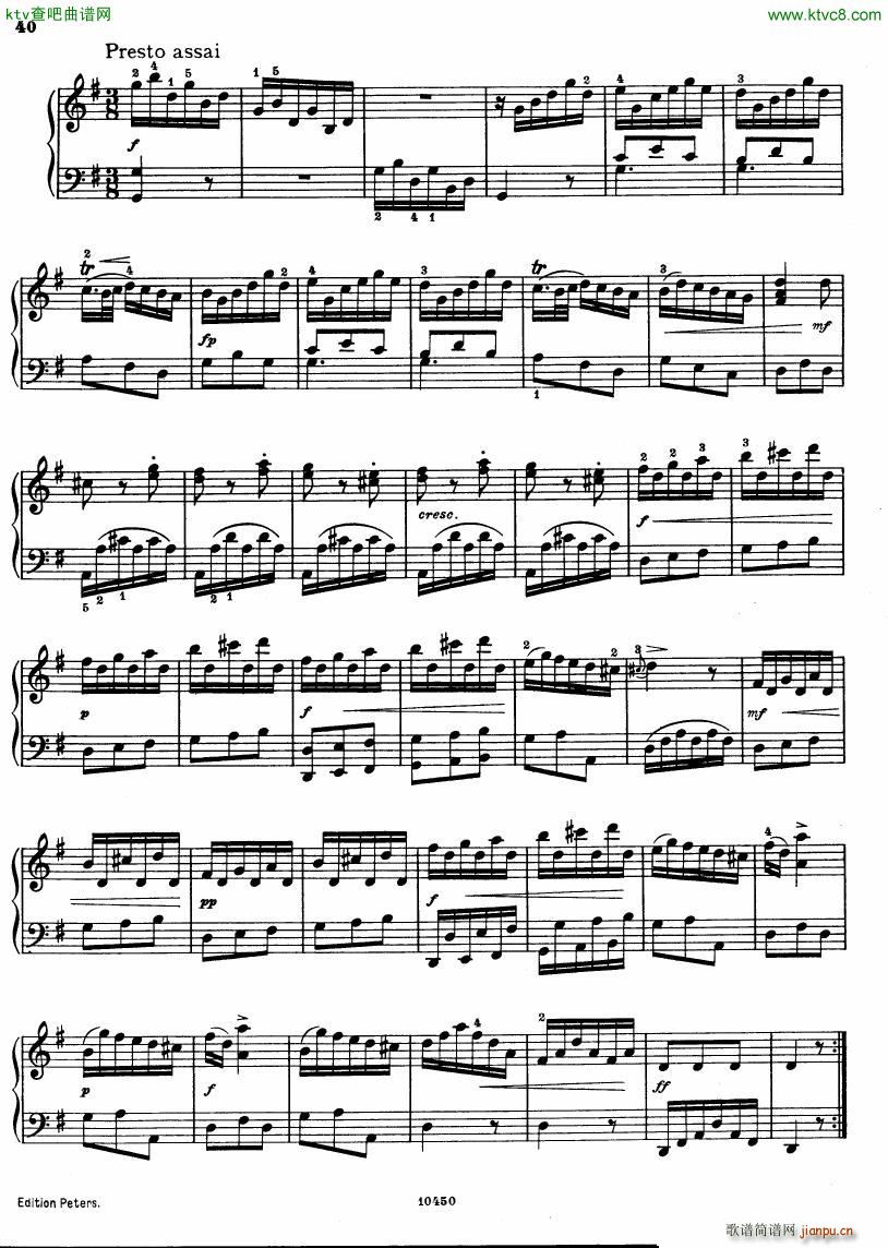Bach JC op 17 no 4 Sonata(����V)6